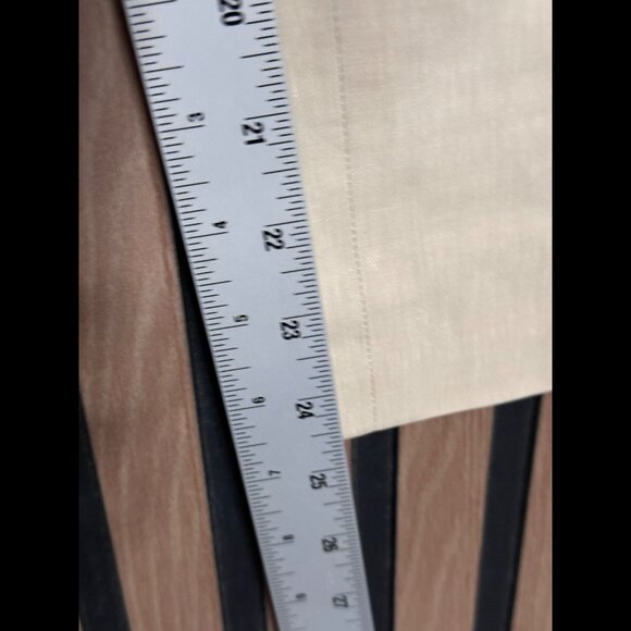 Jil Sander Trousers 34/US 28 Womens Beige Linen Wool Oatmeal Stretch Dress Pants - Picture 5 of 8